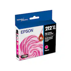 DESIGNED for EXCELLENCE
EPSON
212 XL
High-capacity
2.5x more prints*
Grande capacité
2.5 fois plus de tirages*
Magenta
Claria