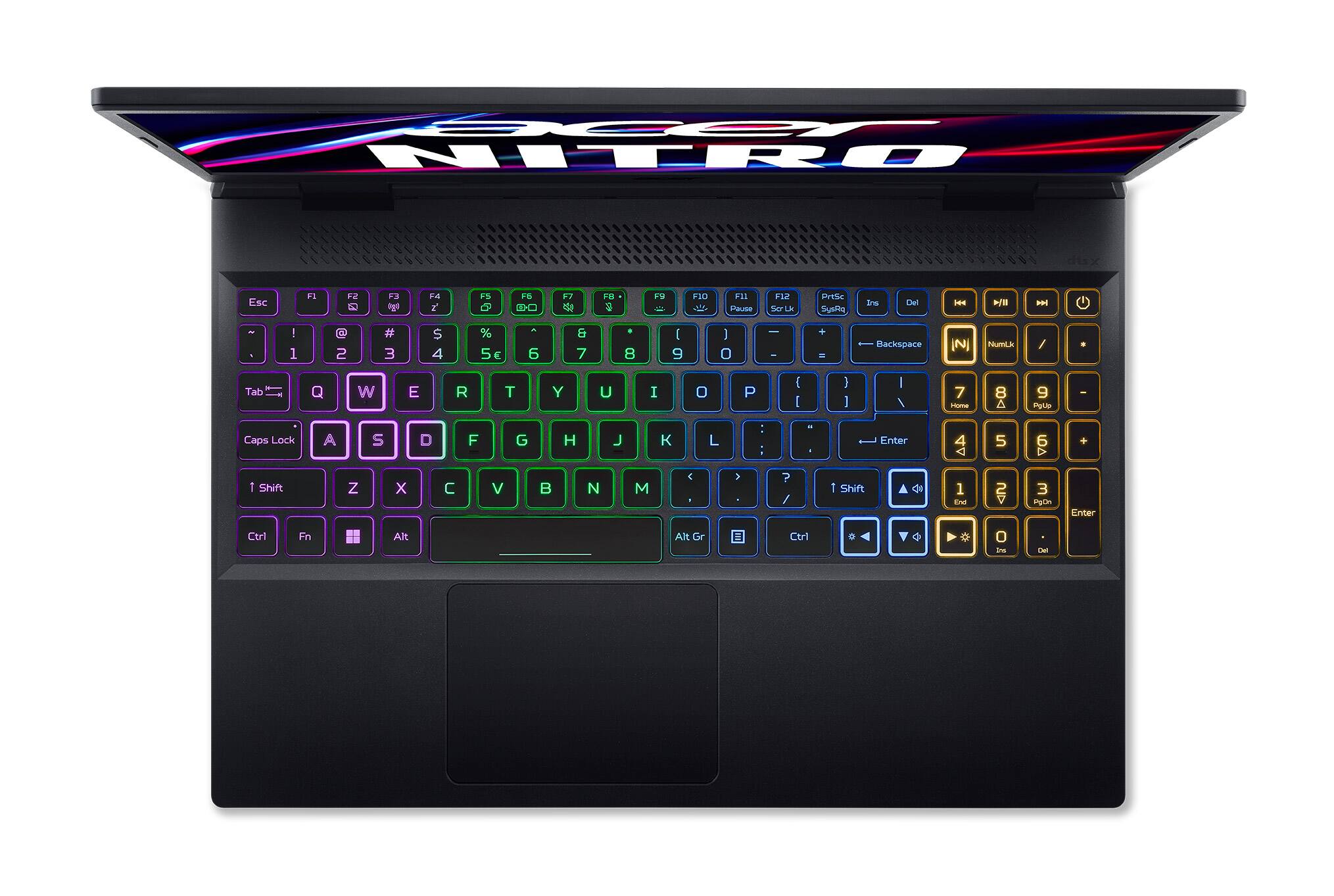 Alt View 4. Acer - Nitro 5 - 15.6" FHD Gaming Laptop – Intel Core i5 – NVIDIA GeForce RTX 3050 Ti - 16GB DDR4 - 512GB Gen 4 SSD - Black - Obsidian Black.