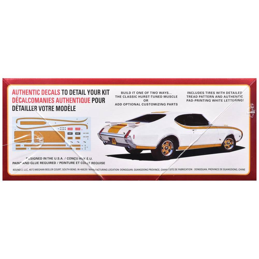 Skill 2 Model Kit 1969 Hurst Oldsmobile Cutlass 1/25 Scale Model by AMT ...
