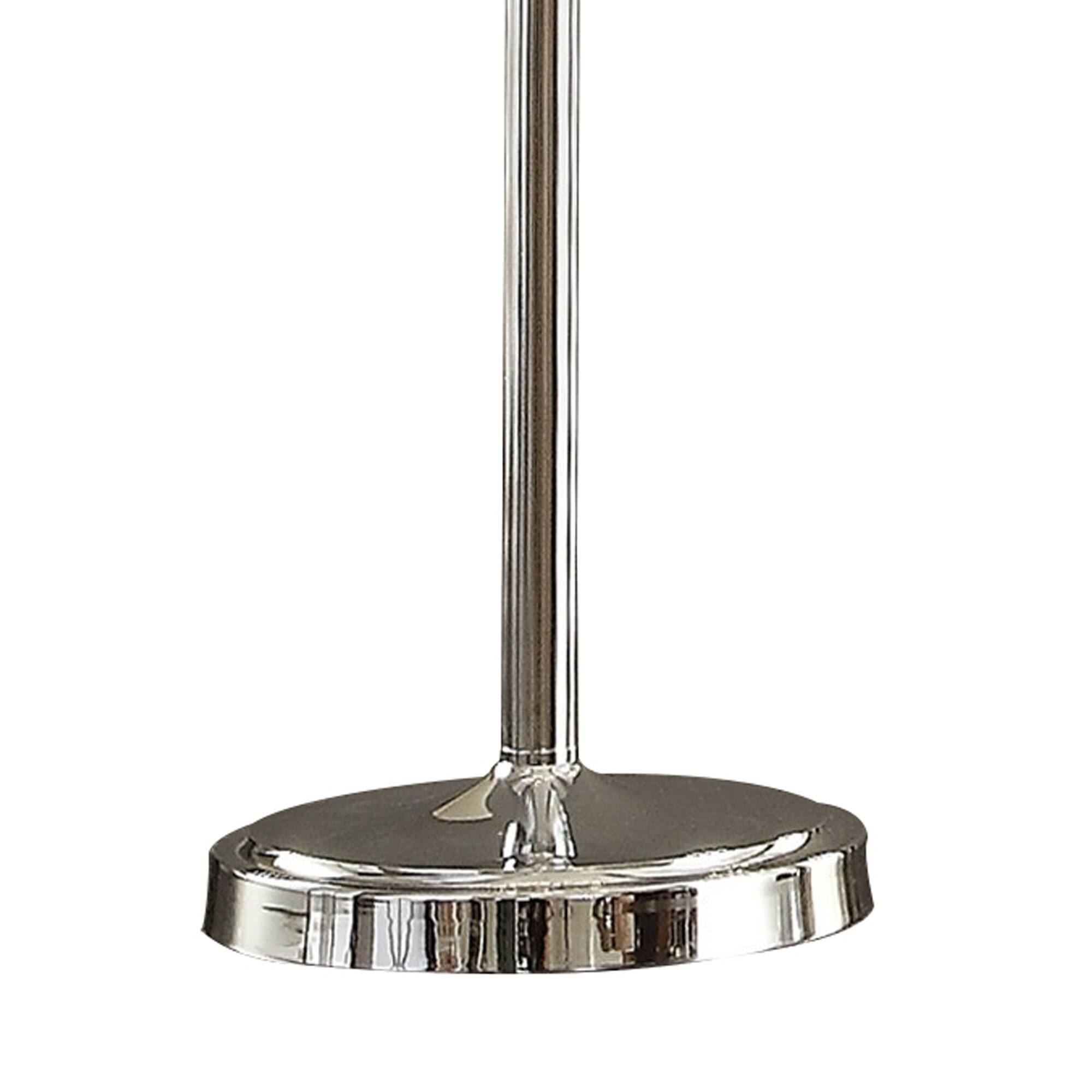 Back. Manhattan Lane - Shine 31 Inch Table Lamp, Chandelier Style, Crystal and Metal, Chrome - Chrome.
