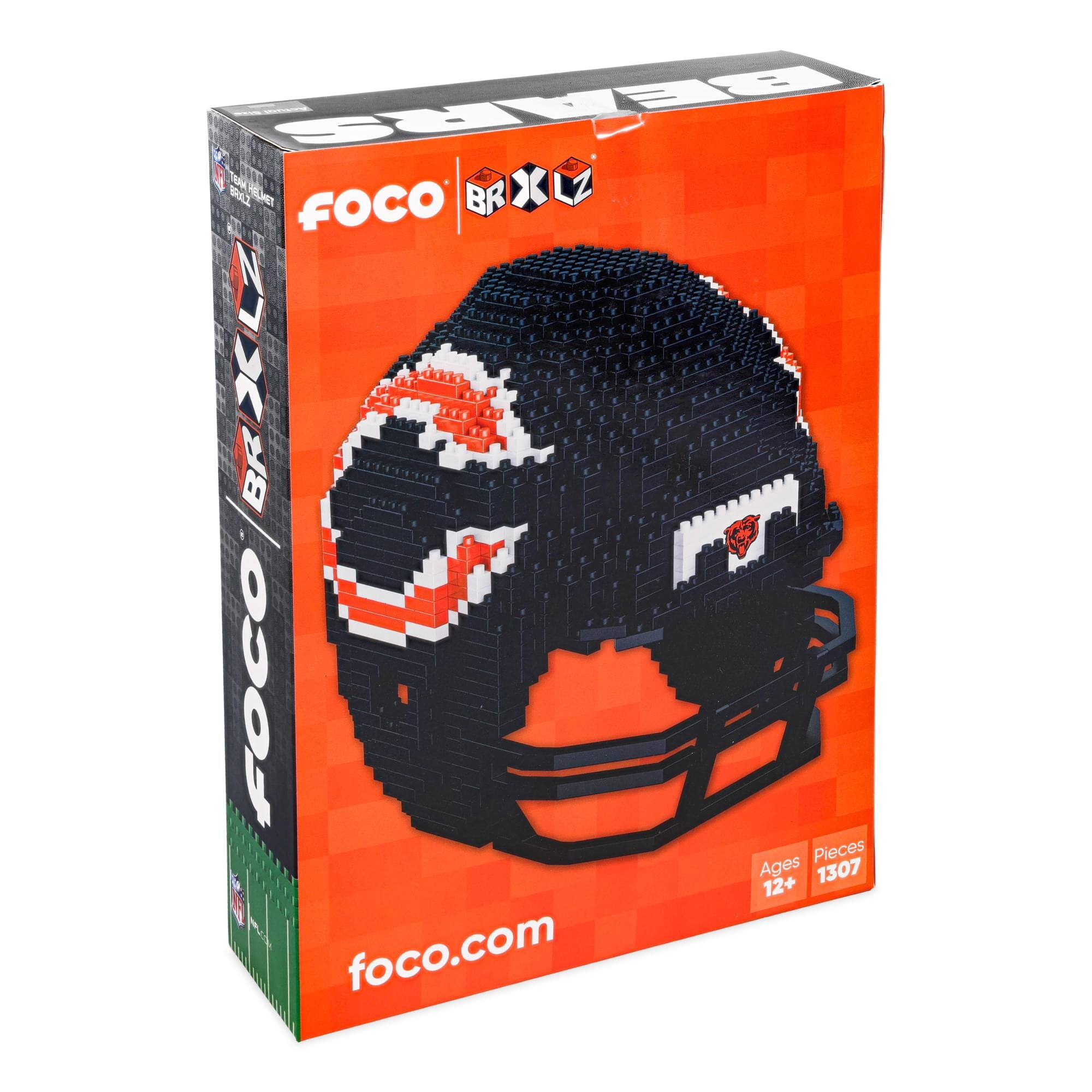 FOCO BRXLZ  
BEARS TEAM HELMET  
Ages 12+  
Pieces 1307  
foco.com