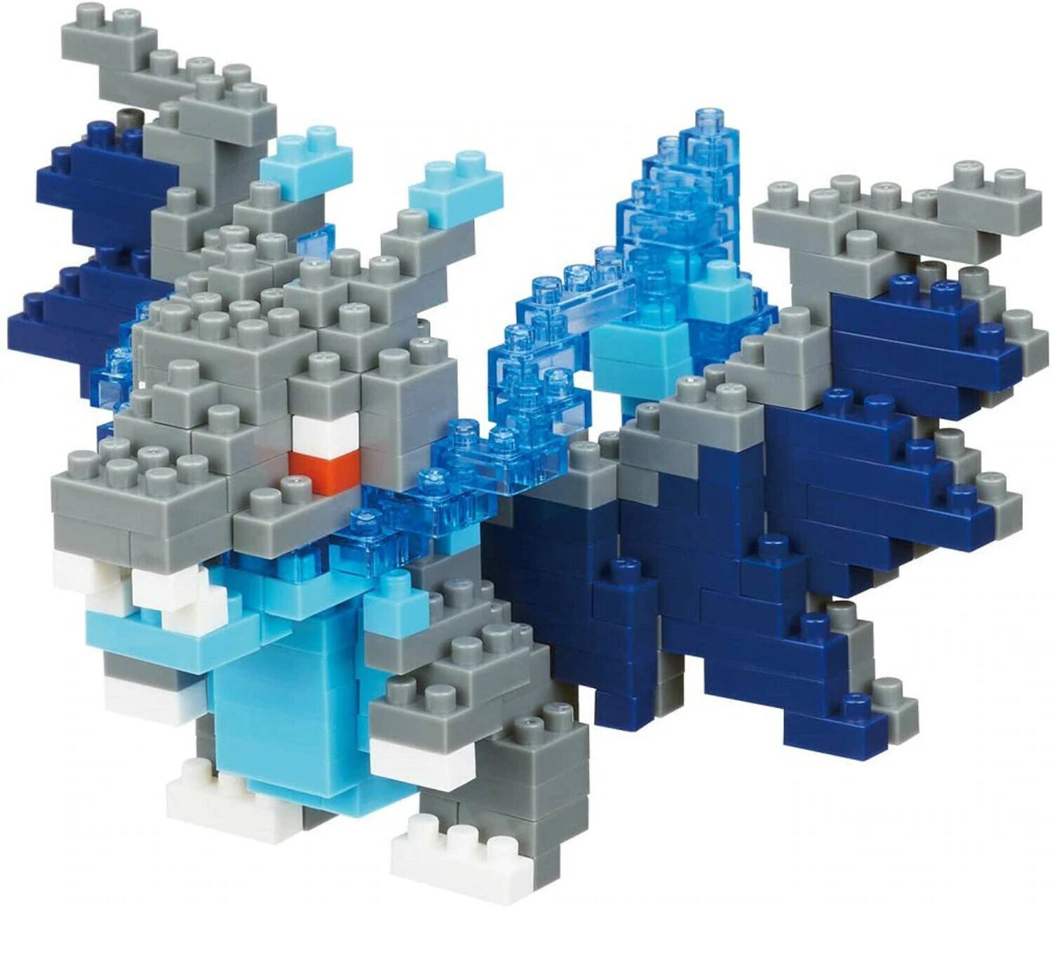 Nanoblock - Pokemon Series - Mega Charizard X Building Kit - COLLECTABLES