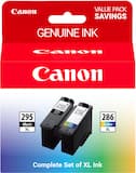 Canon - PG-295XL/CL-286XL High Yield Ink Cartridges (2-Pack) - Black/Tri-color