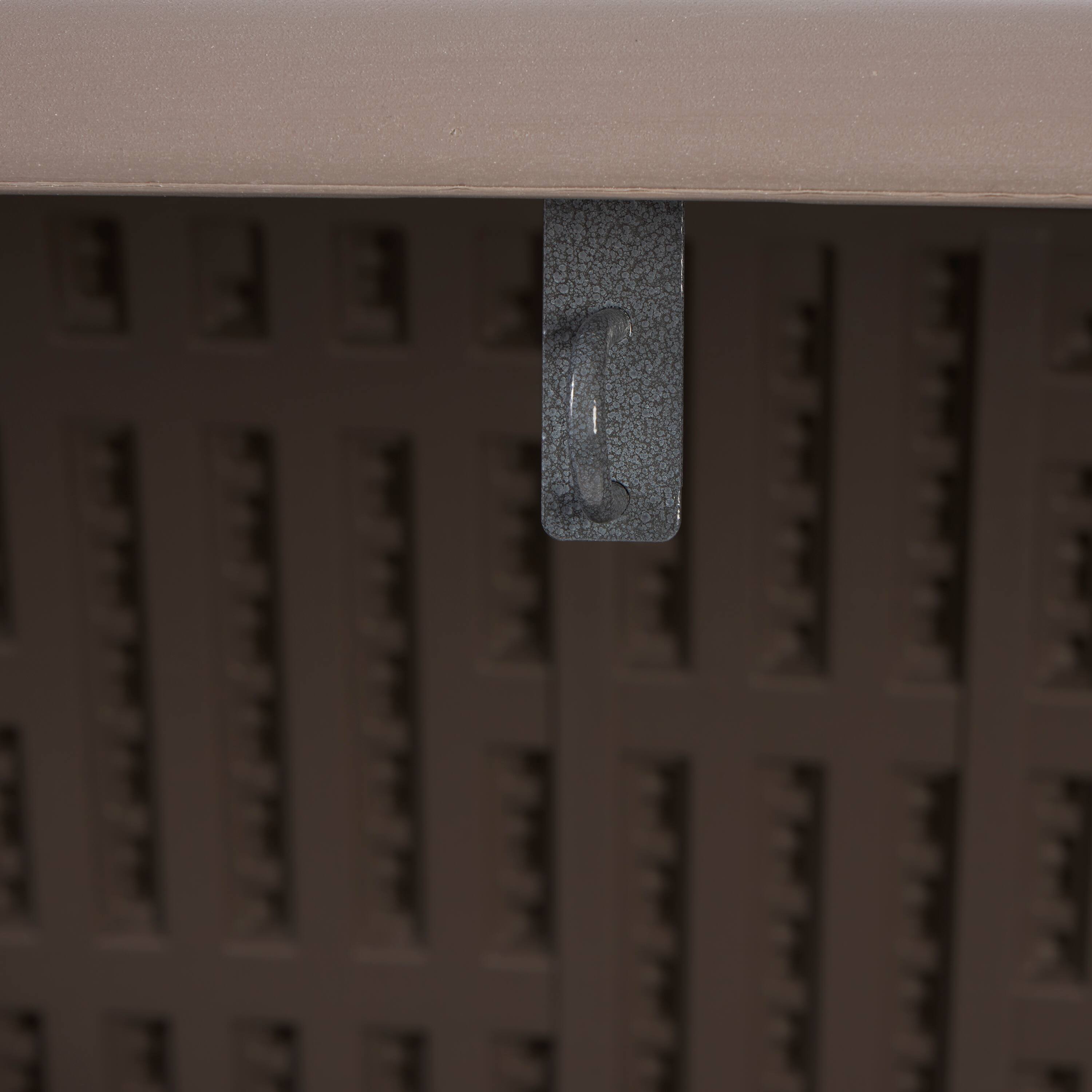 Alt View 3. Plastic Development Group - Plastic Development Group 99-Gallon Resin Outdoor Storage Deck Box, Driftwood - Driftwood.