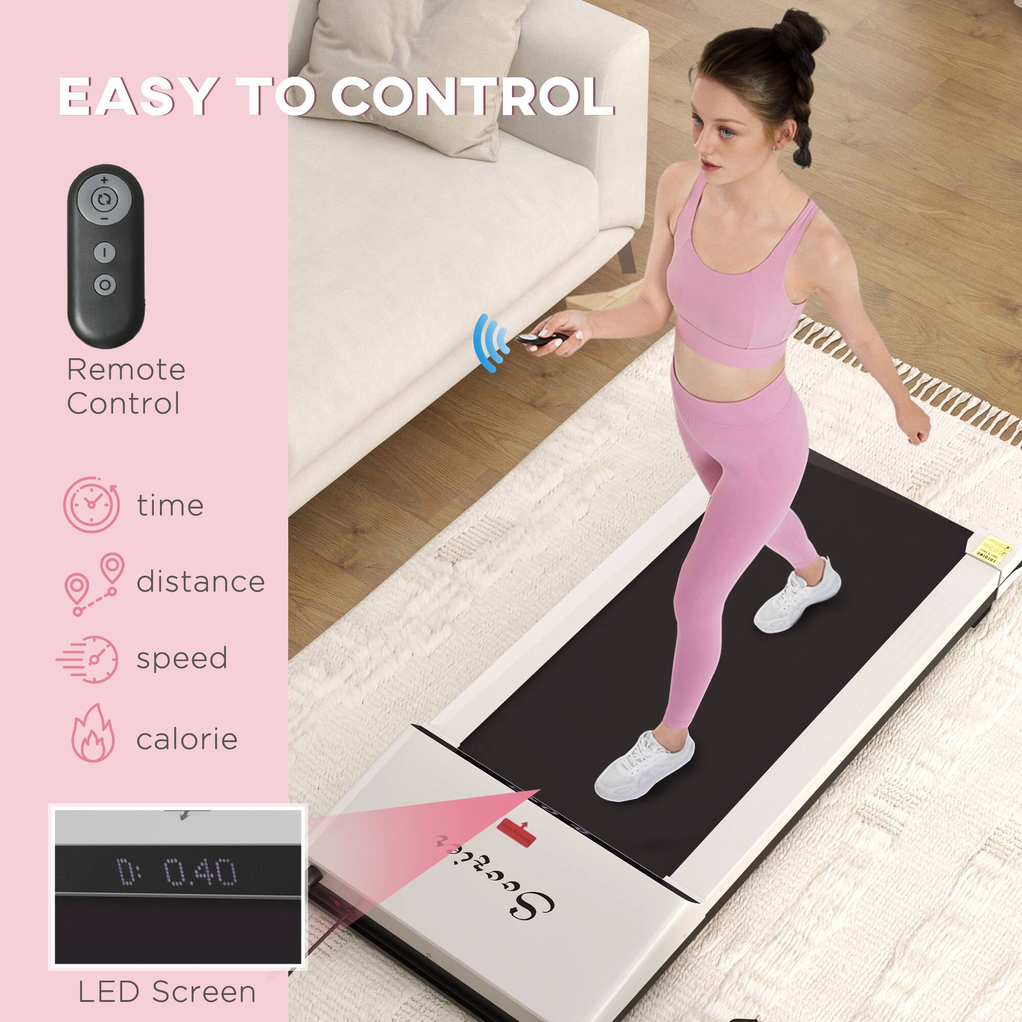 EASY TO CONTROL - Remote Control, time, distance, speed, calorie. LED Screen.