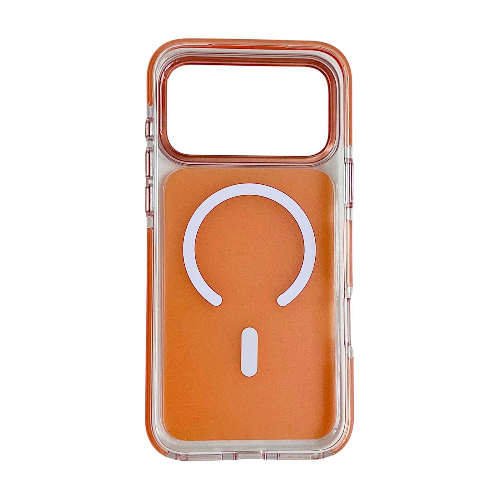 Left. Dteck - for Apple iPhone 17 Pro Magnetic Shockproof Case,Slim Hybrid PC TPU Protective Cover,Compatible with Mag Safe - Blue.