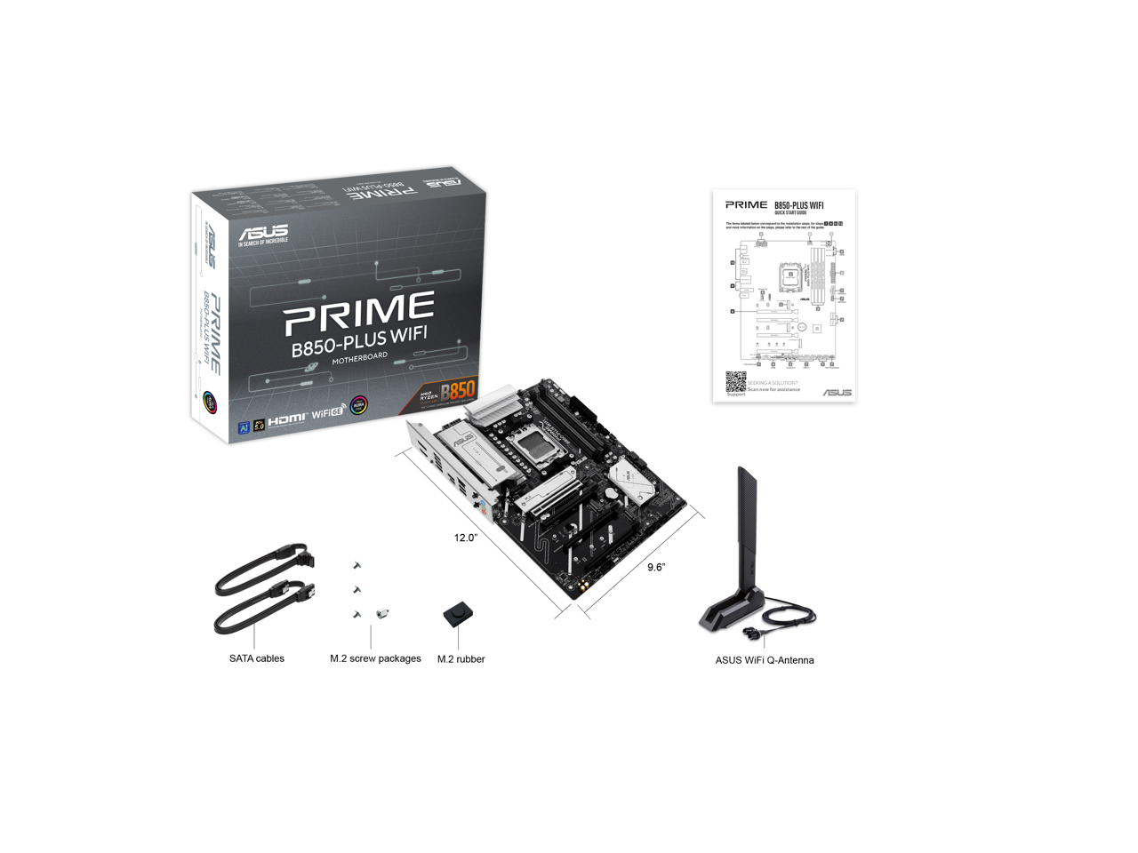 PRIME ASUS - PRIME WIFI B850-PLUS MOTHERBOARD