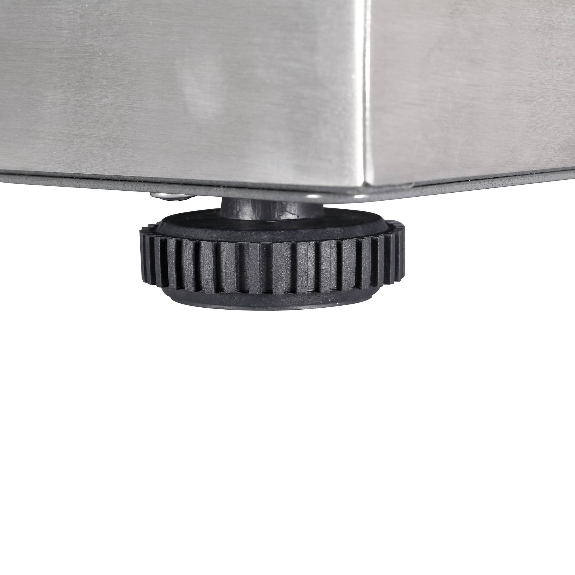 Alt View 7. Viva Comfort - ME904 Series Scale, Bariatric Handrail Digital Physician Scale with Wheels - Silver.