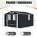 PRODUCT DIMENSIONS
93.70in x 12.680in x 93.70in x 76.77in x 25.20in x 60.63in x 62.20in x 49.80in x 87.80in x 87.80in
Ease Of Installation
2 Pairs Of Gloves