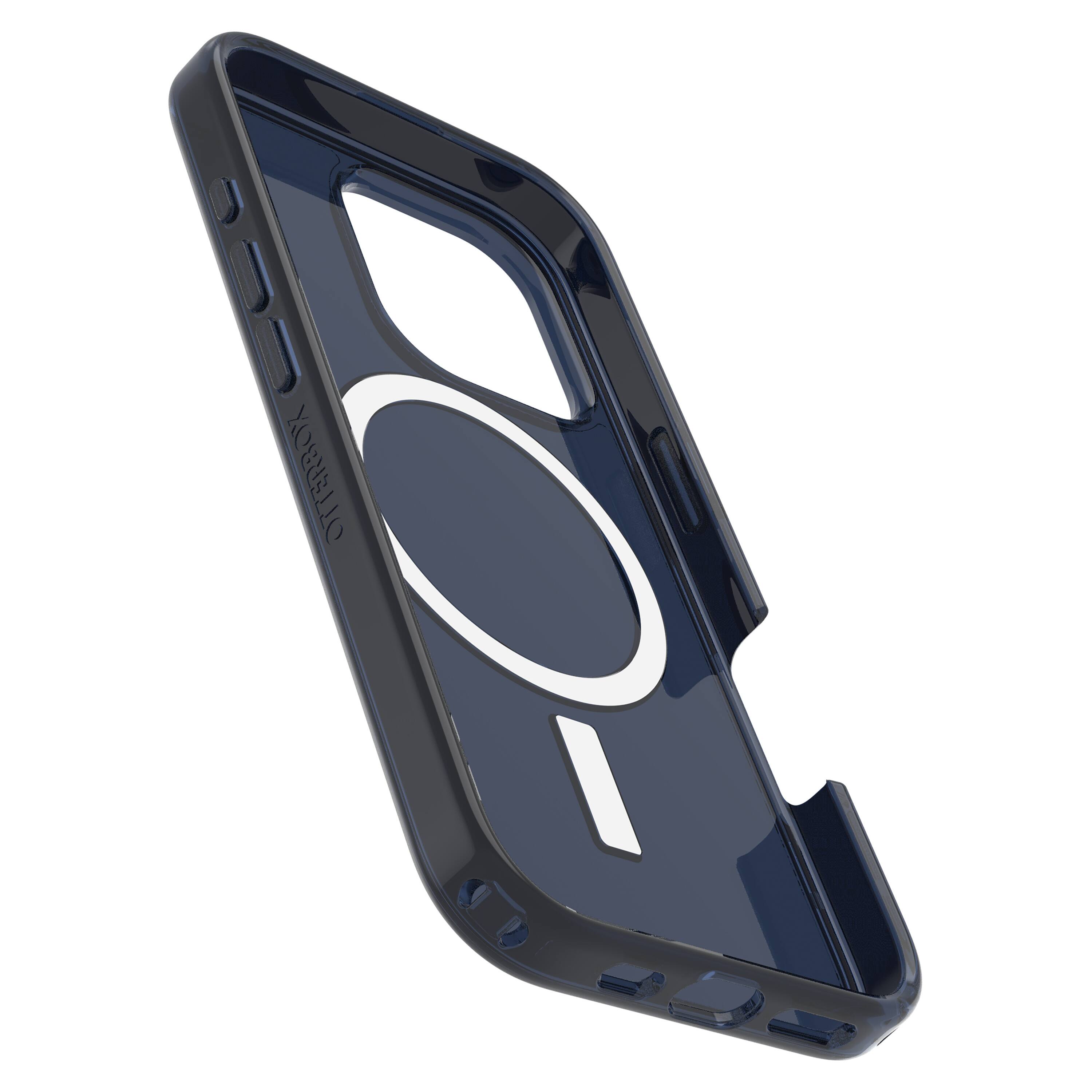 Alt View 1. OtterBox - Symmetry Series Hard Shell for MagSafe for Apple iPhone 16 Pro - Blue Bear.