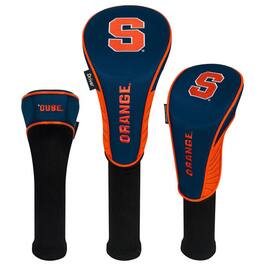 Team Effort - Syracuse Orange Driver Fairway Hybrid Set of Three Headcovers - Multicolor