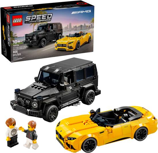LEGO Speed Champions Mercedes AMG G 63 Mercedes AMG SL 63 F1 Toy Car 76924 6470549 Best Buy