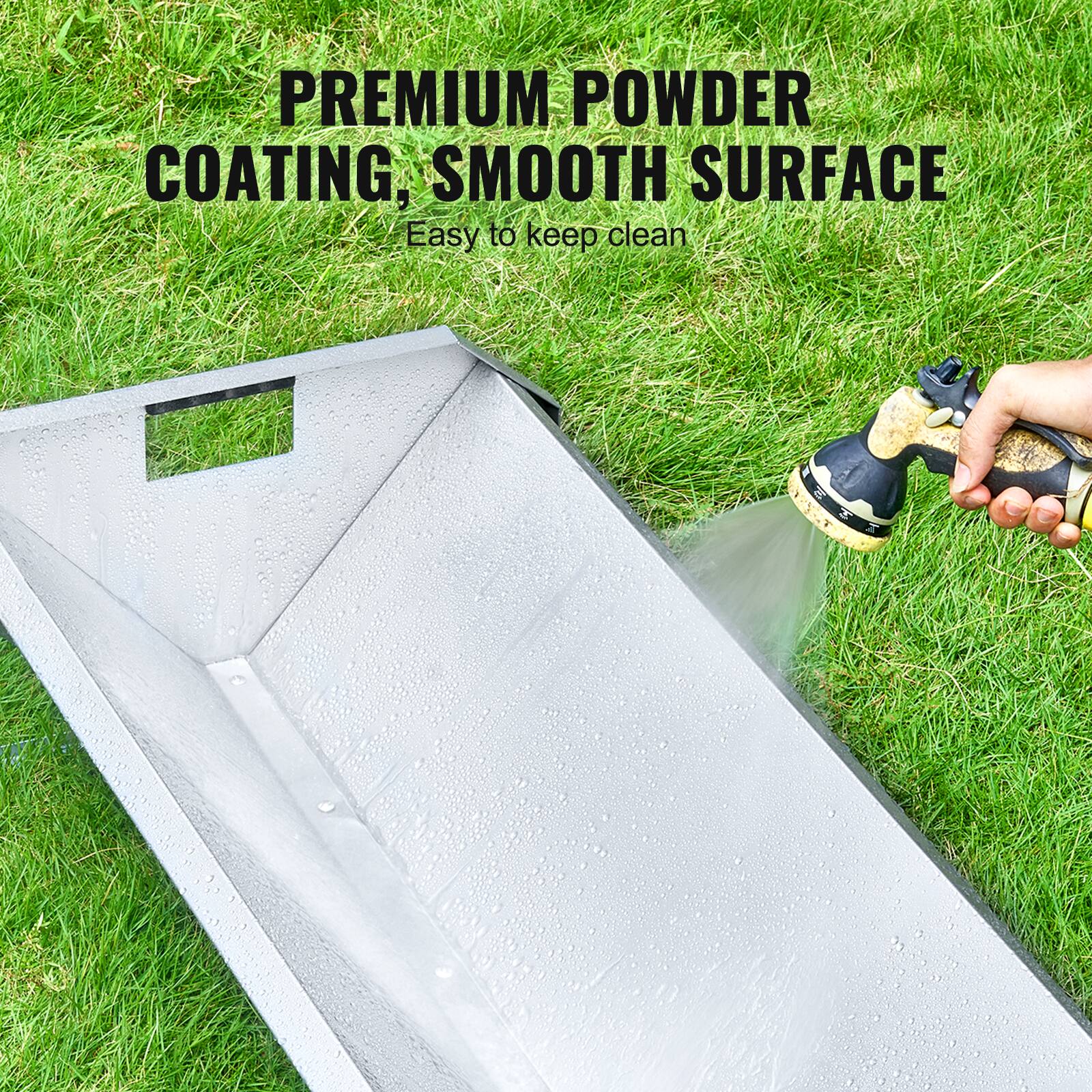 PREMIUM POWDER COATING, SMOOTH SURFACE  
Easy to keep clean