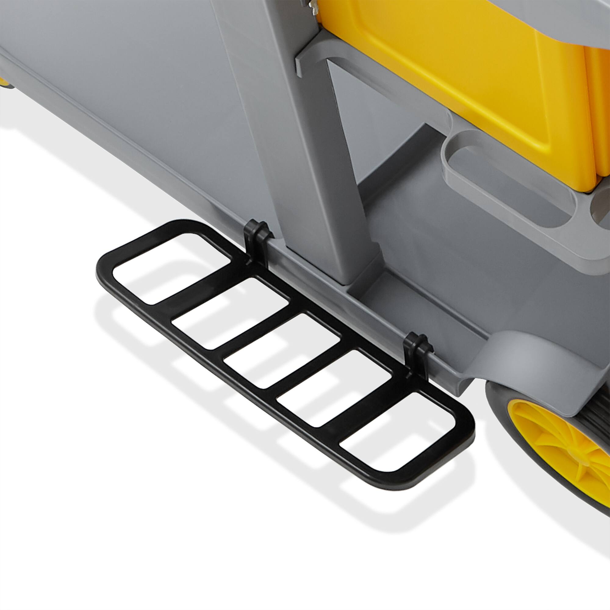 Alt View 5. Dryser - Commercial Janitorial Cleaning Cart with Key-Locking Cabinet - Gray.