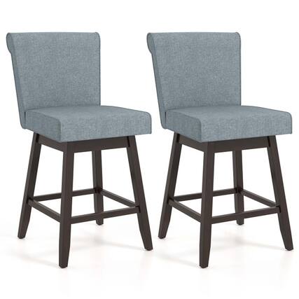 Front. Boyel Living - Gray Outdoor Wood Set of 2 Patio Chairs - Gray.