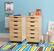 Alt View 22. Linon Home Décor - Monte Six-Drawer Rolling Storage Cart - Natural.