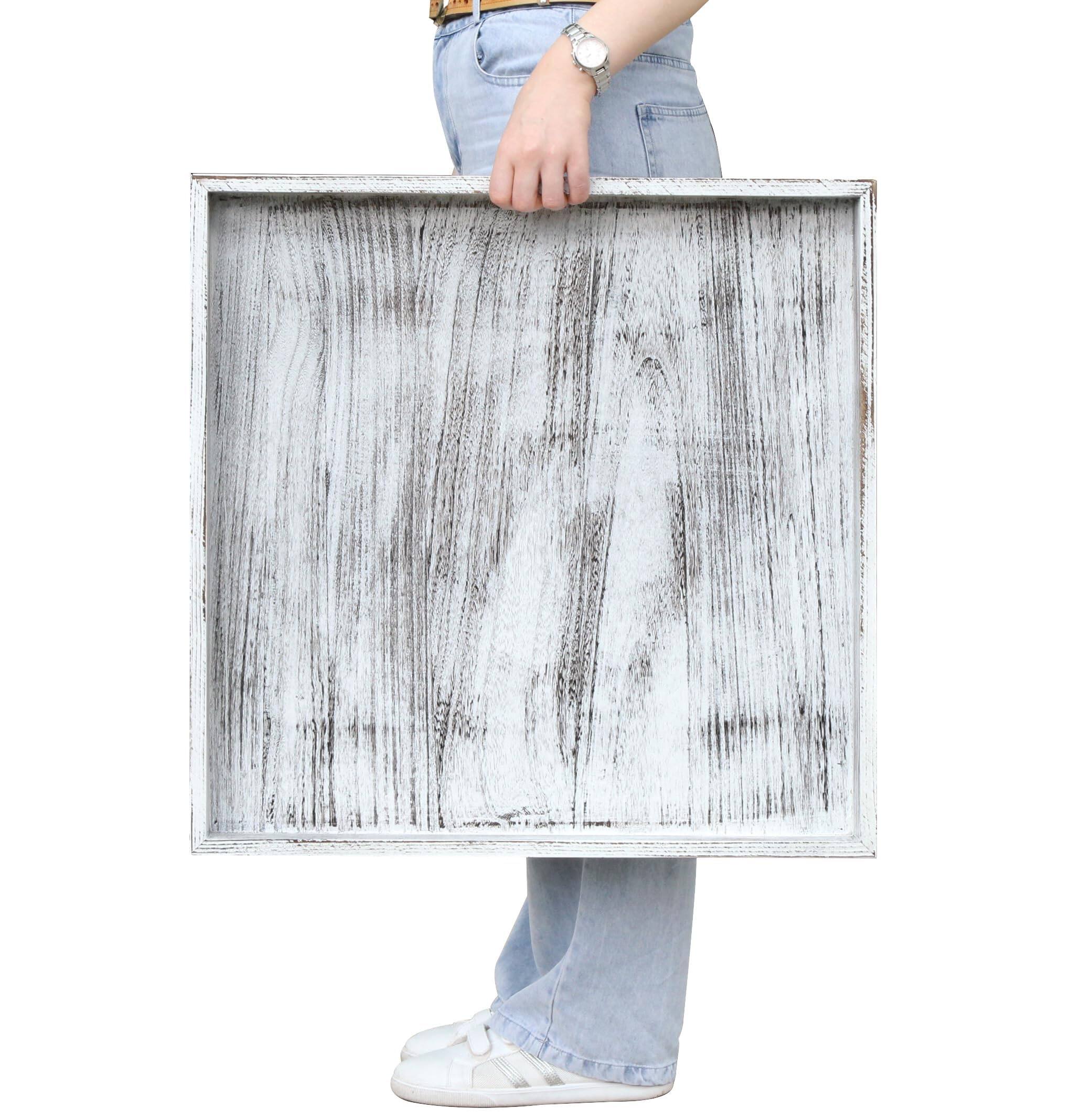 White 24" x 24" x 1.6"