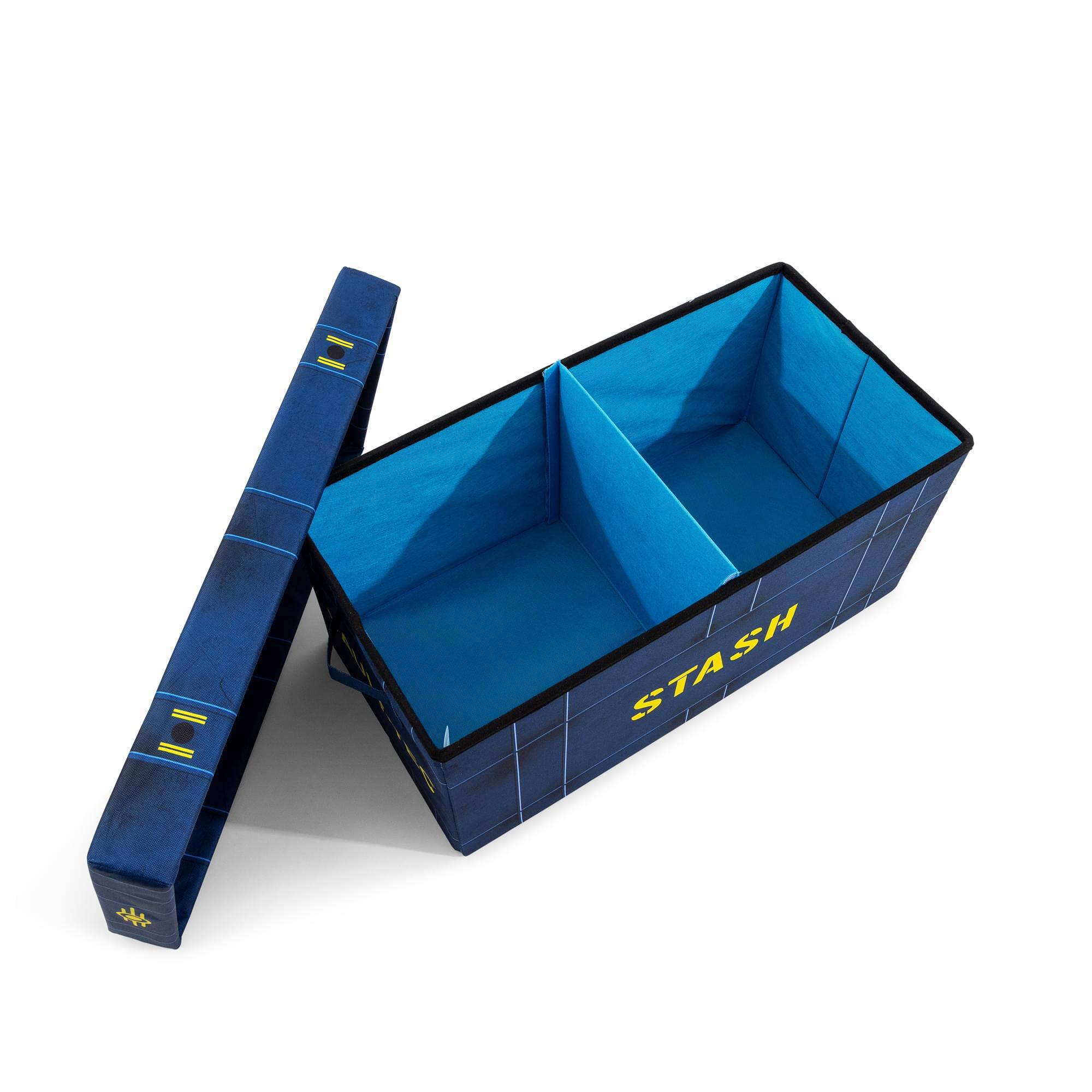 Toynk Fallout 76 Vault Tec Fabric Storage Bin | 24 x 12 Inches