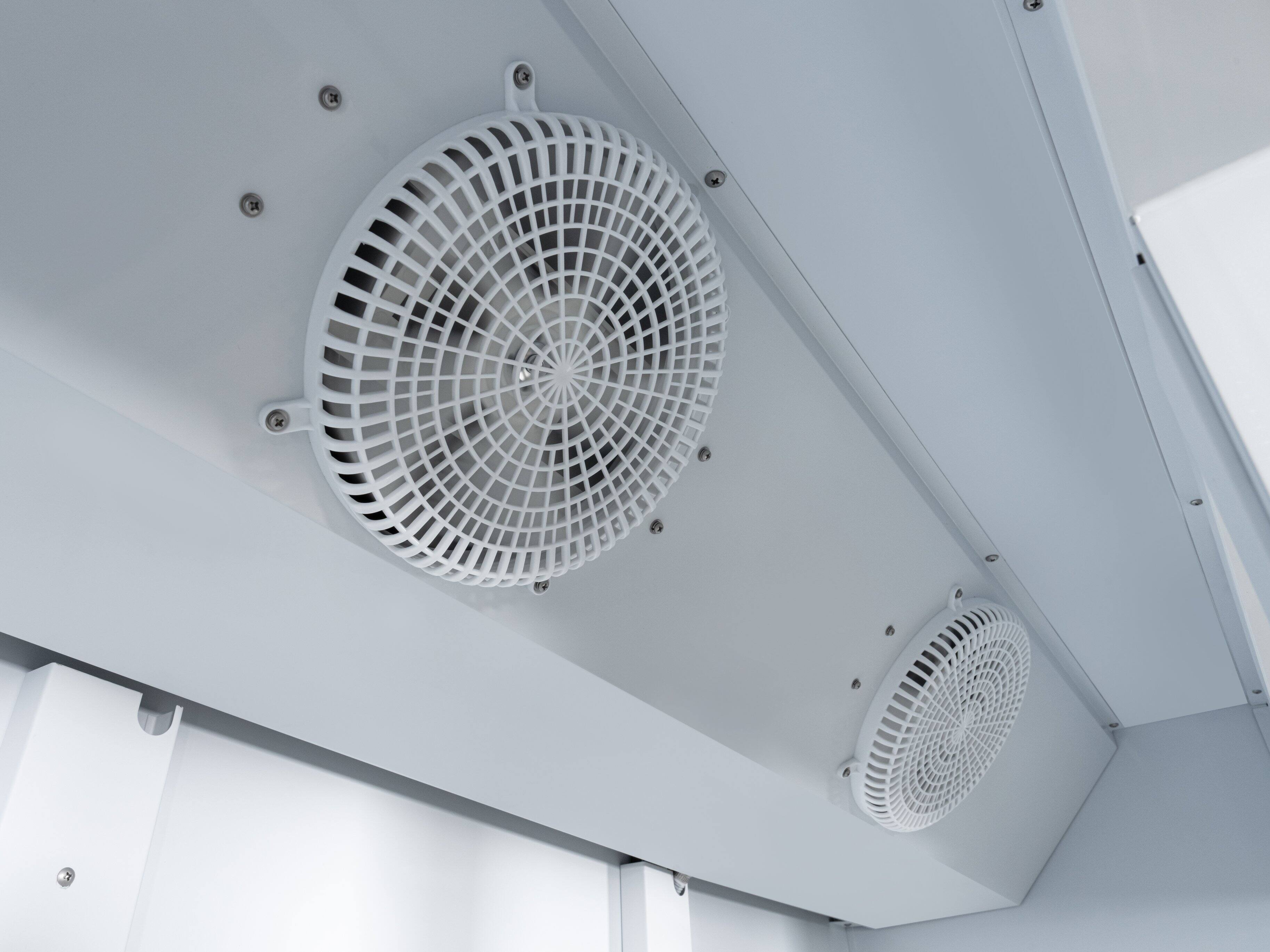 Alt View 8. Koolmore - 71 in. Three-Door Merchandiser Refrigerator - 56 Cu Ft. MDR-3GD-63C - Black.