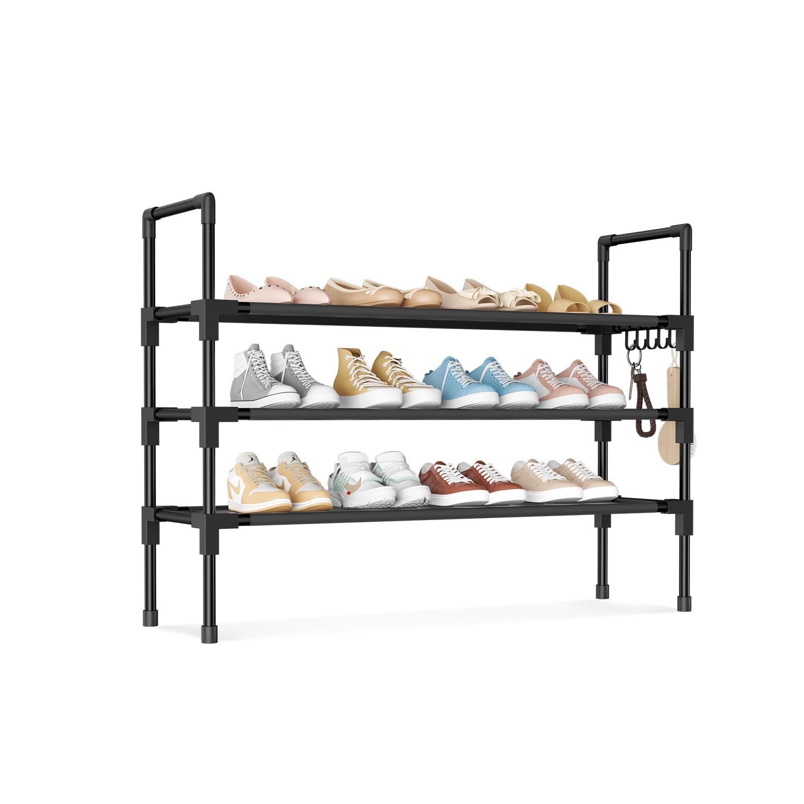 Black 33.3"W - 3 Tier