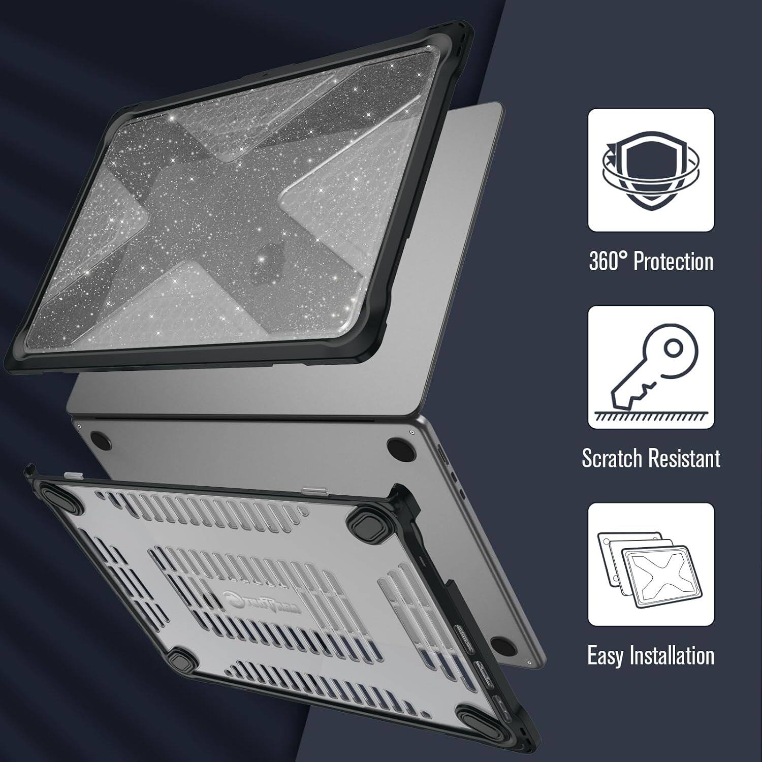 360° Protection  
Scratch Resistant  
Easy Installation