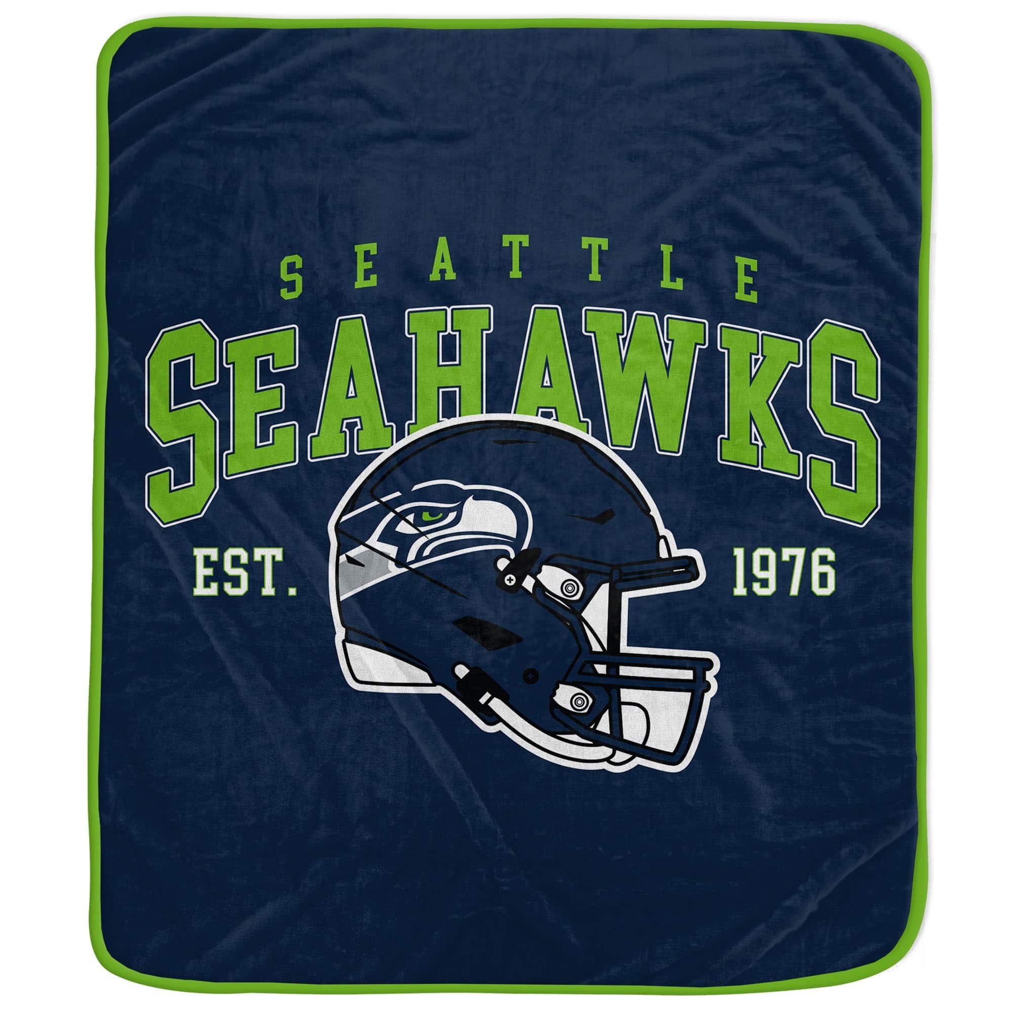 Pegasus - Seattle Seahawks Vintage Arch Ultra Soft 50" x 60" Blanket - Multicolor