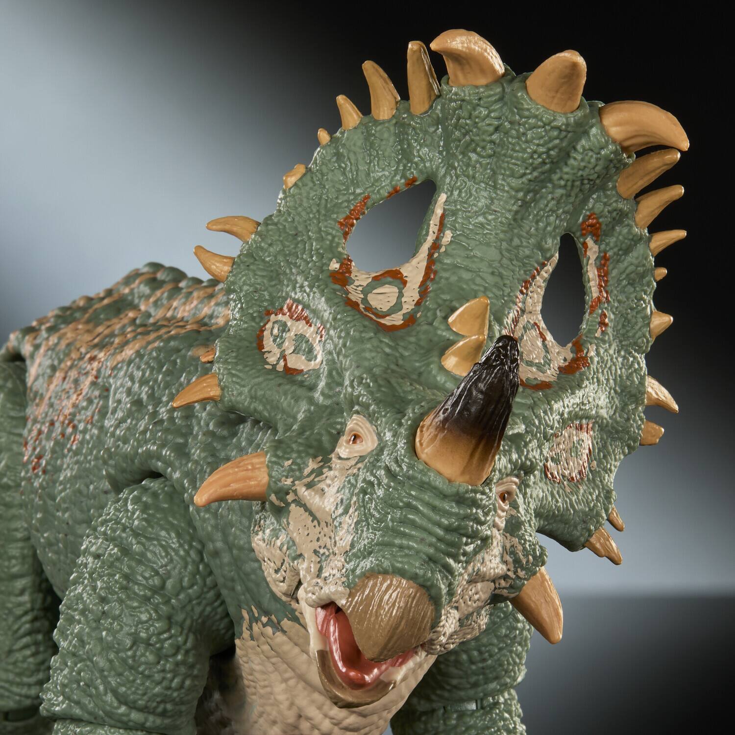 Alt View 4. Mattel - Mattel Collectible - Jurassic World Hammond Collection Sinoceratops Action Figure   - COLLECTIBLES - Multicolor.
