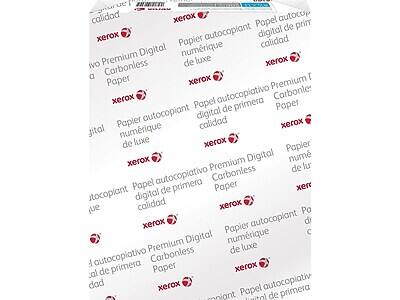 Here is the corrected and grouped text from the image:

1. **Xerox Premium Digital Carbonless Paper**
   - Papel autocopiante Premium Digital Carbonless
   - Papier autocopiante Premium Numérique de luxe
   - Paper autocopiant Premium Digital Numérique de luxe

2. **Xerox Papel Autocopiante Digital de Primera Calidad**
   - Papel autocopiante digital de primera calidad
   - Papier autocopiante numérique de luxe
   - Paper autocopiant digital de première qualité

3. **Xerox Papel Autocopiante Premium Digital Carbonless**
   - Papel autocopiante Premium Digital Carbonless
   - Papier autocopiante Premium Numérique de luxe
   - Paper autocopiant Premium Digital Numérique de luxe

4. **Xerox Papel Autocopiante de Primera Calidad**
   - Papel autocopiante de primera calidad
   - Papier autocopiante numérique de luxe
   - Paper autocopiant de première qualité

5. **Xerox Papel Autocopiante Premium Digital**
   - Papel autocopiante Premium Digital
   - Papier autocopiante Premium Numérique de luxe
   - Paper autoc