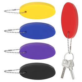 Unique Bargains - Floating Keychain, Bright Color Key Float Keyring Holder Waterproof, 5pcs - Fits Boating/Fishing/Swimming/Water Sports - Red and 4 Colors