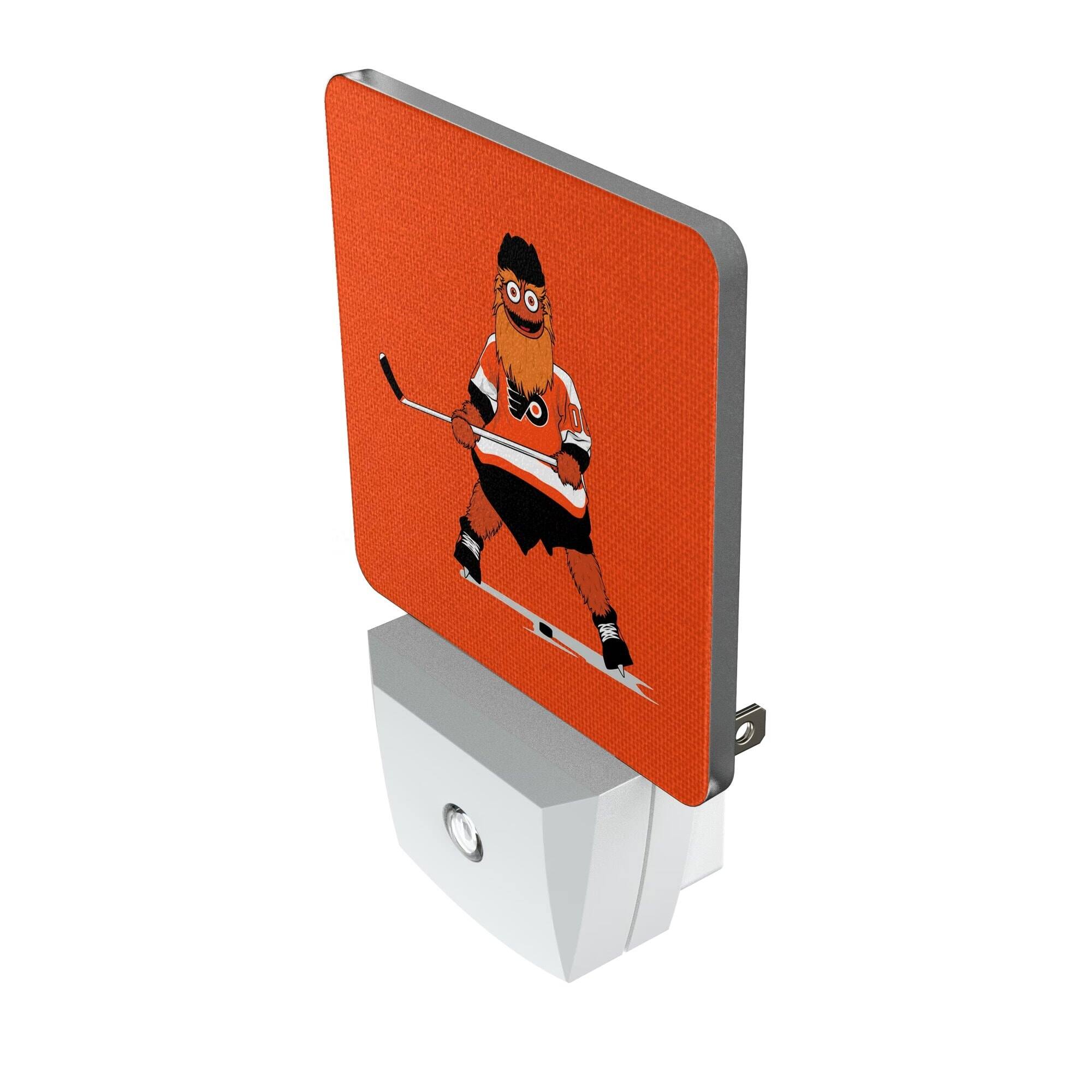 Alt View 1. Keyscaper - Philadelphia Flyers 2-Pack Solid Design Mascot Nightlight Set - White.