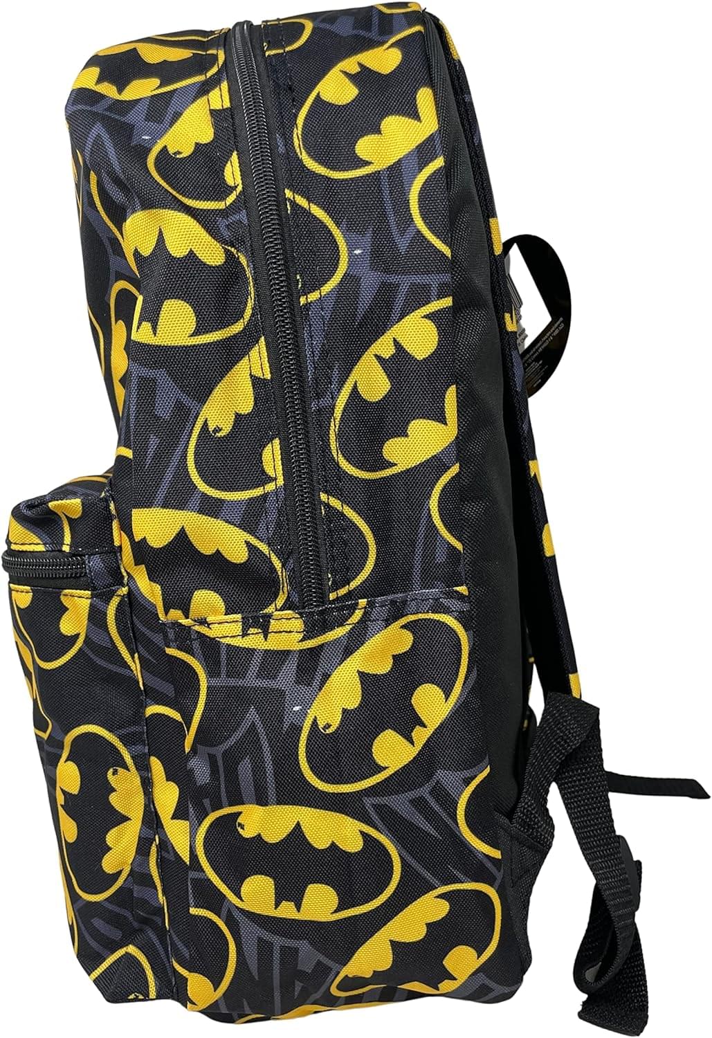 Alt View 10. DC Universe - DC Comics Batman Logo 16 Inch Backpack - Black/Yellow.
