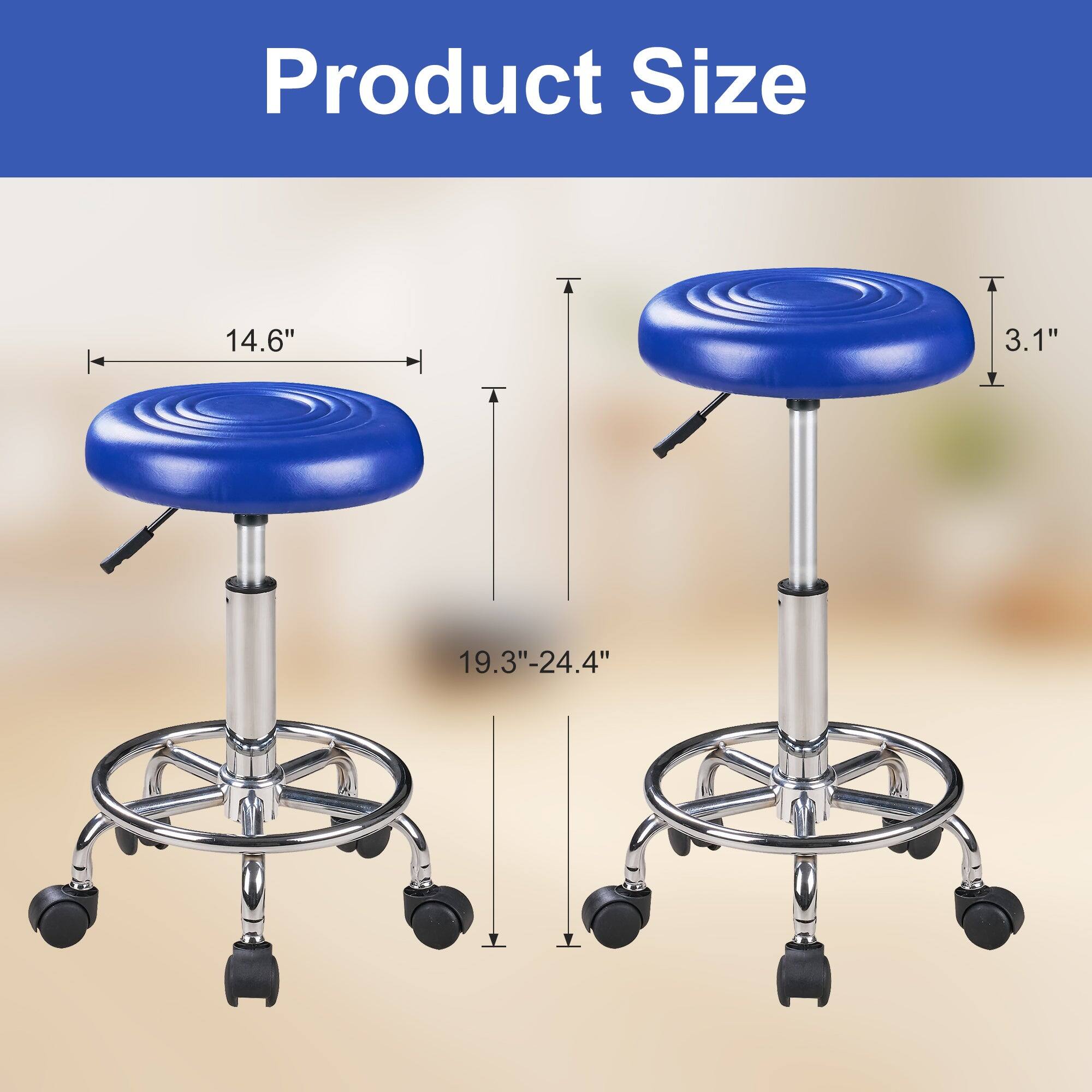 Product Size  
14.6" x 3.1" x 19.3"-24.4"