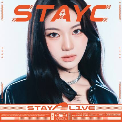 STAYC
STAY LIVE
STAYC GIRLS
IT'S GOING DOWN
UPCH-29485
The group's name, STAYC, is an acronym for "Stay for a Young Culture" and means "taking the lead in youth culture."
Starring are SUMIN, SEUN, ISA, SEUN, J. Produced by RADO Productions / High Entertainment