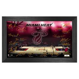 Highland Mint - Miami Heat Signature Court Print - Multicolor