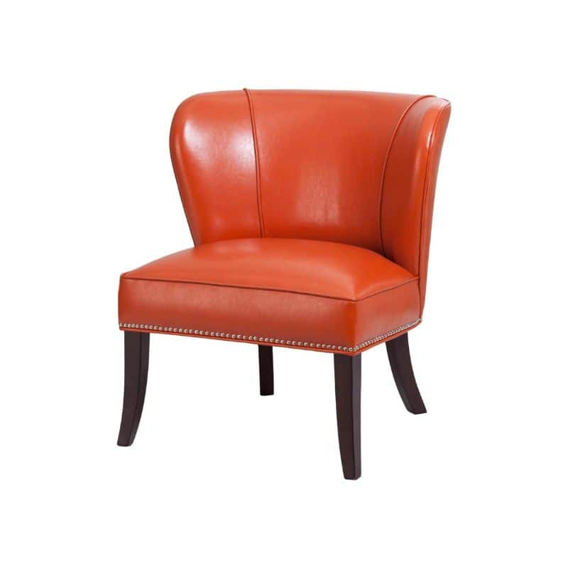 Enclave Techs - Classic Bedside Barrel Chair - Orange