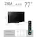 Z8BA 4K OLED 77" inch
TV With Stand: 67.8 x 42.2 x 13.8 inch
TV Without Stand: 67.8 x 41.3 x 3.1 inch
HDMI (x4)
Ethernet
Optical Audio Out
USB (x2)
Headphone Jack
TV Tuner
Panasonic TV