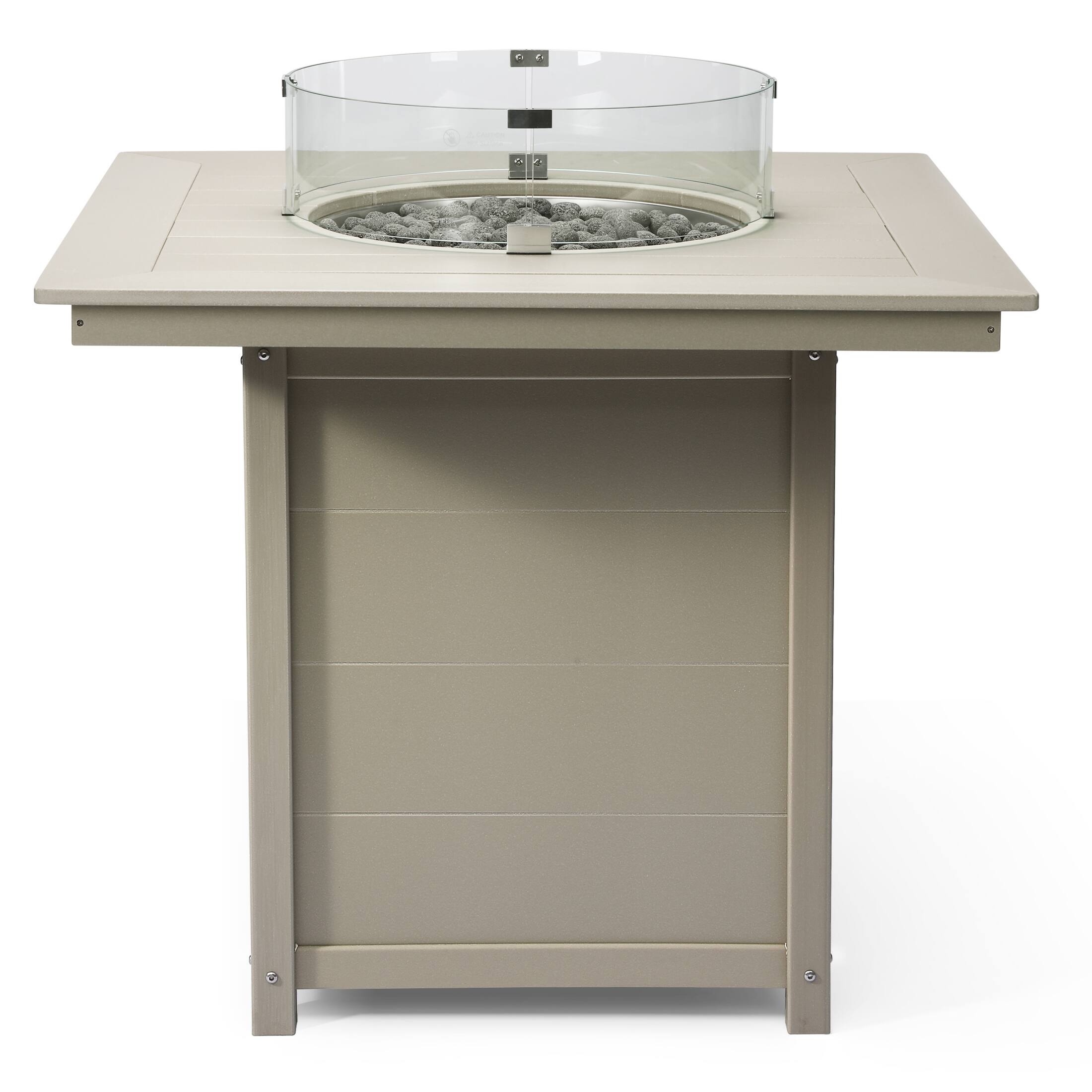 Back. WestinTrends - WestinTrends Helios 42" Modern Outdoor Patio Gas Propane Square Fire Pit Table.
