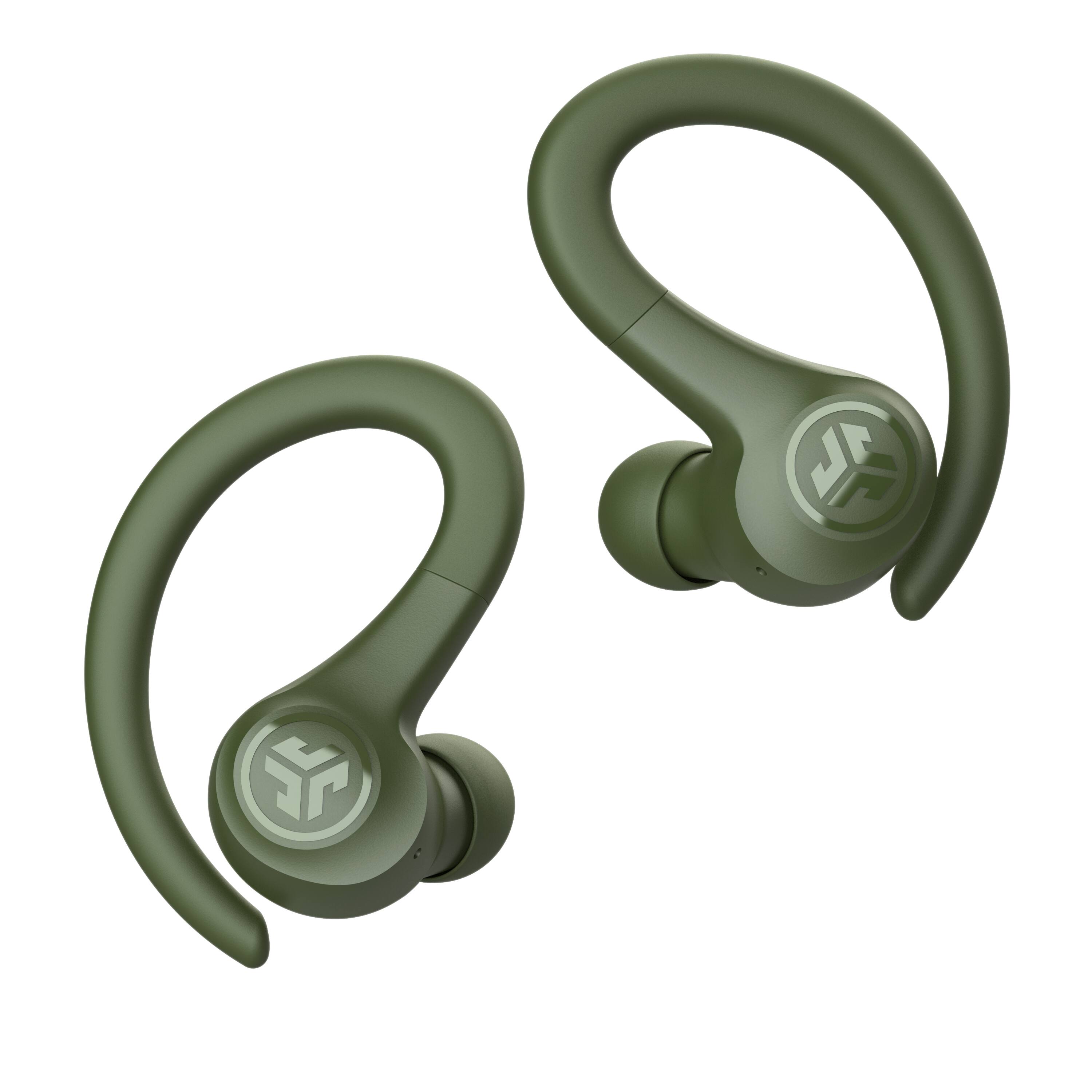 Left. JLab - Go Air Sport True Wireless Earbuds - Green.