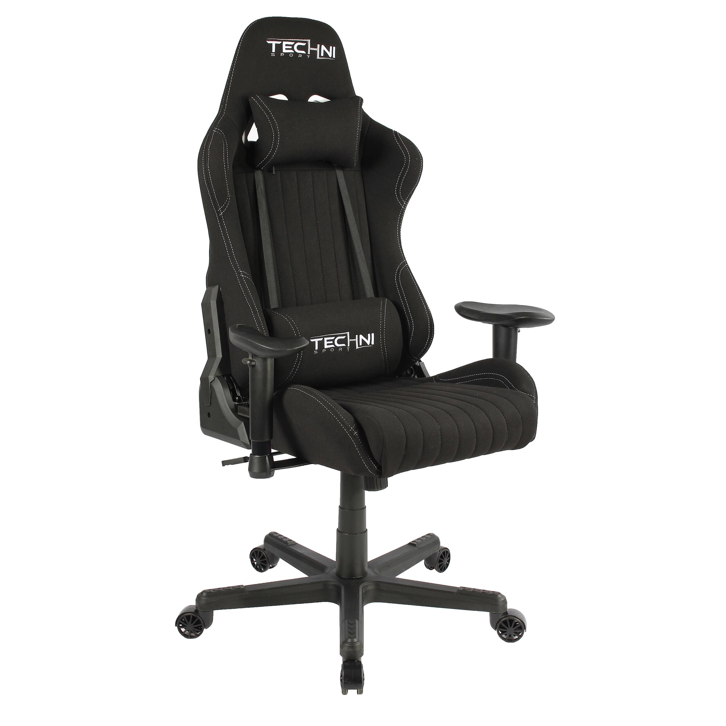 Spaco - Executive Office Ergonomic Gaming Chair, High Back Racing Style, for Long Sessions - Black