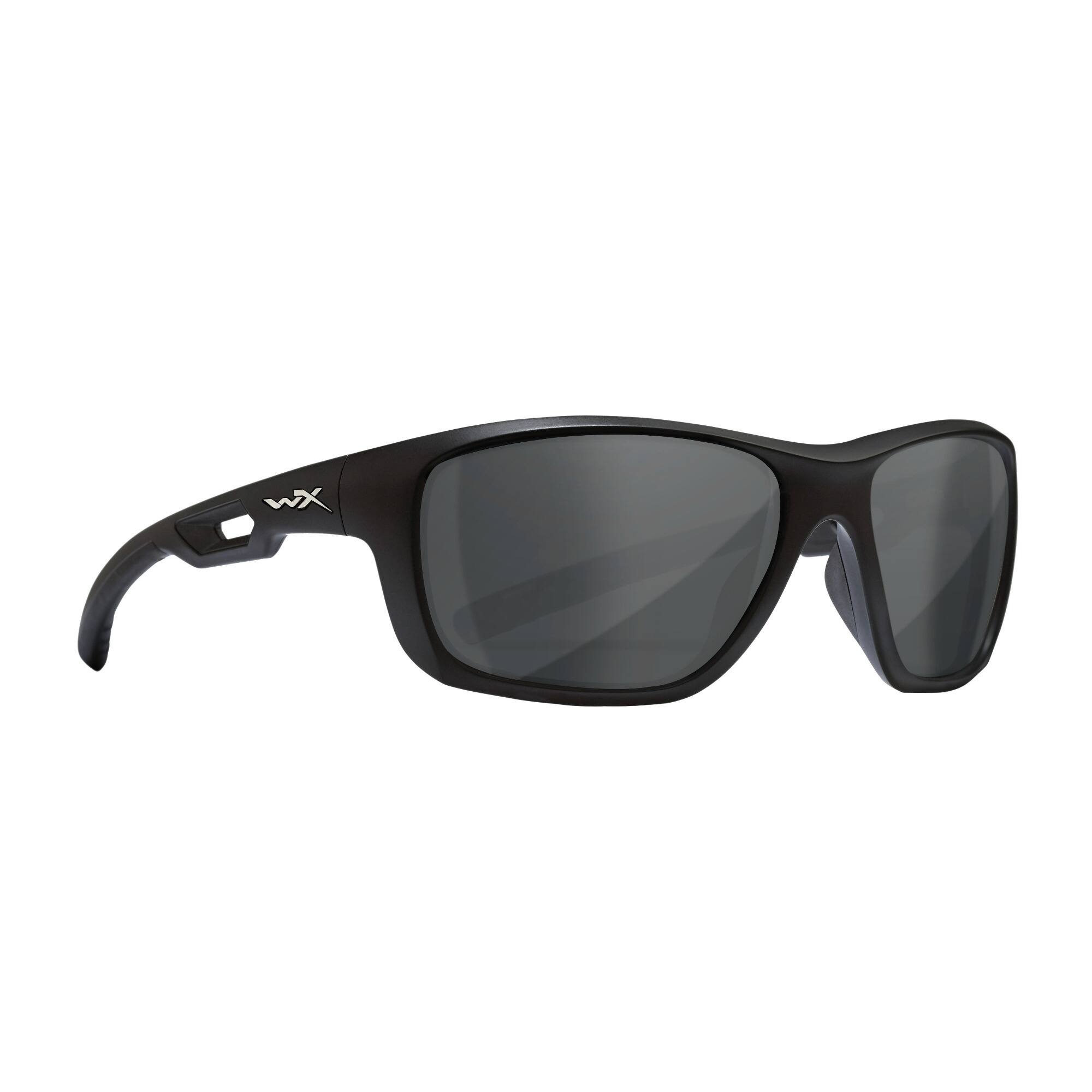 Angle. Wiley X - Wiley X Active Lifestyle WX Aspect Sunglasses (Smoke Gray Lens) - Gray.