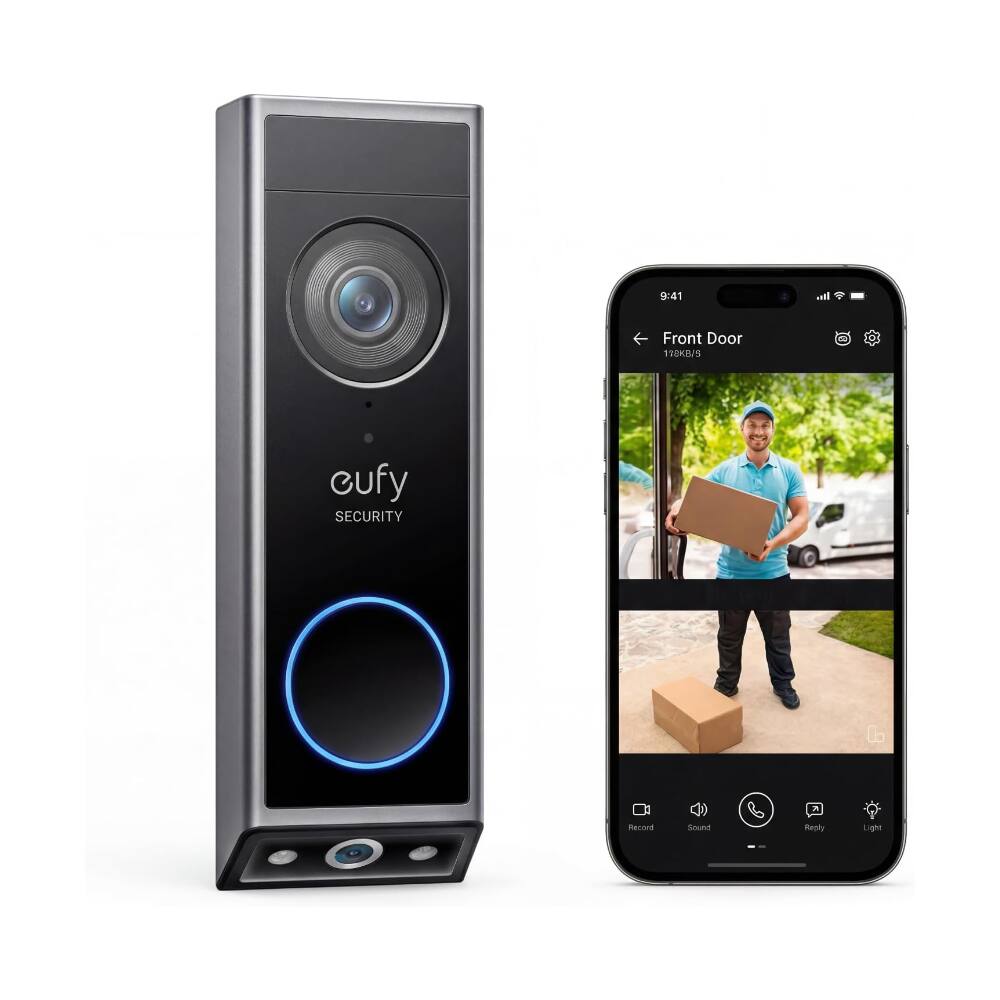 9:41 Front Door 190KB/5 cufy SECURITY Record Sound Reply Light