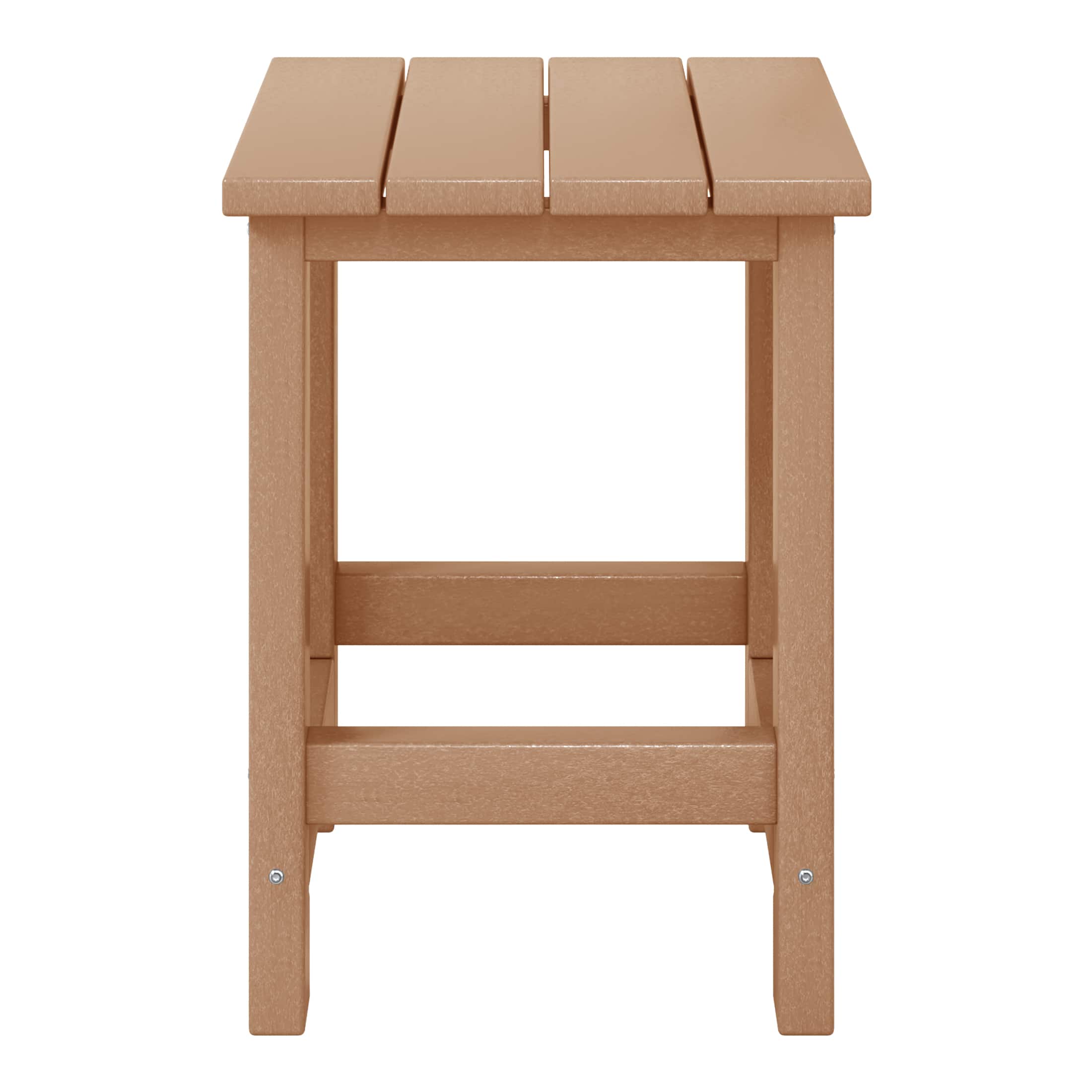 WestinTrends - Malibu Kids Outdoor Patio Furniture HDPE Adirondack Square Side Table - Teak price history on PriceWatchPro