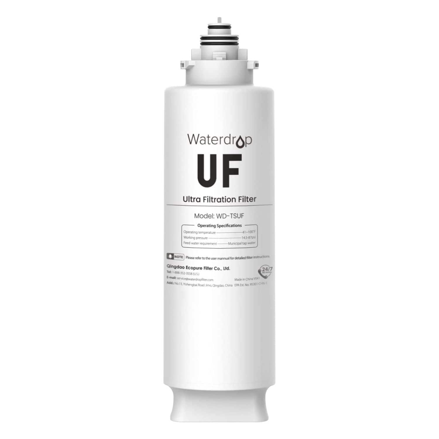 Waterdrop - TSUF Ultra-Filtration Under Sink Water Filter - White
