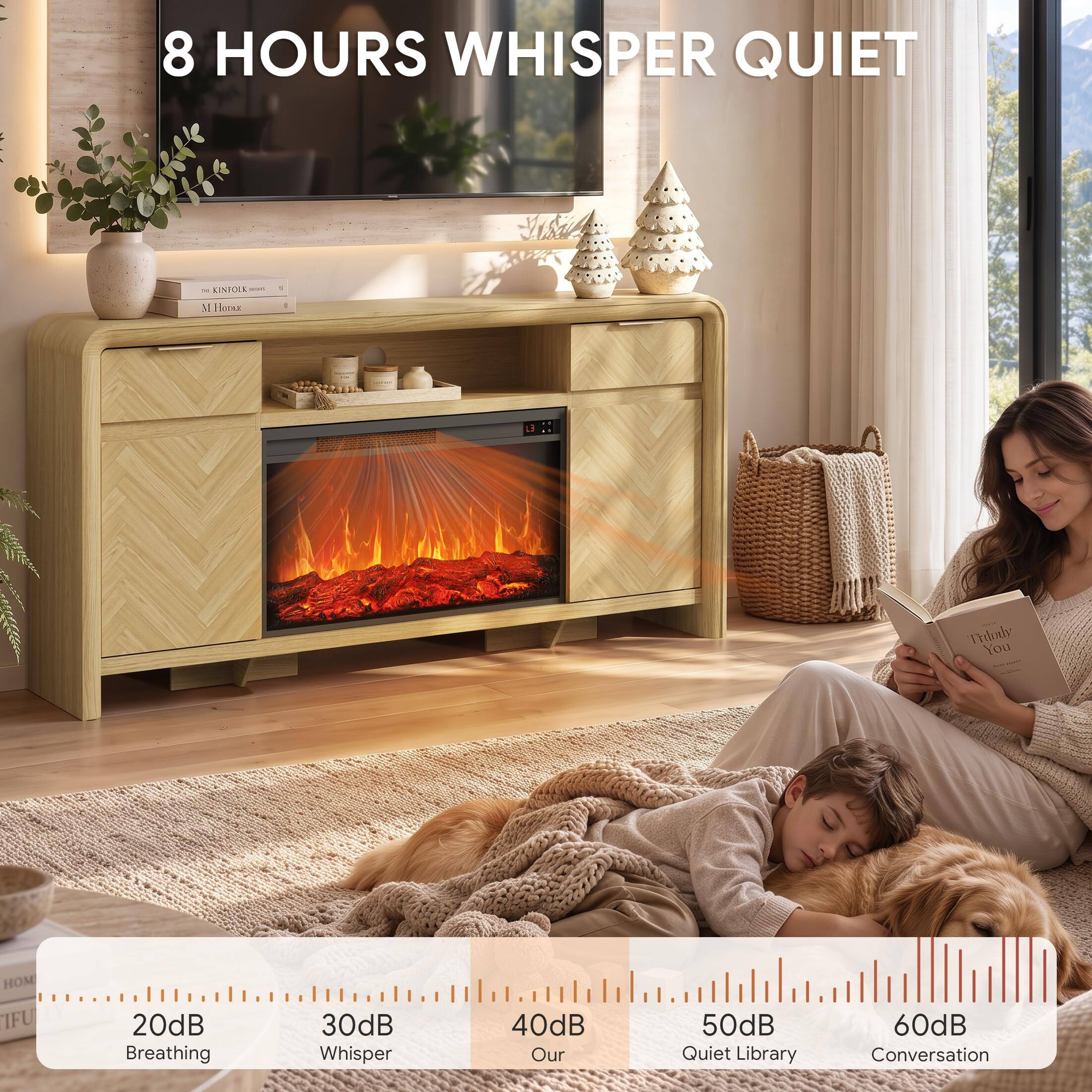 8 HOURS WHISPER QUIET

18 KINFOLK
M HOTAK
Tedody You
HOM IFU

20dB Breathing
30dB Whisper
40dB Our
50dB Quiet Library
60dB Conversation
