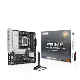 ASUS - PRIME B850M-A WIFI-CSM Gaming Desktop Motherboard
