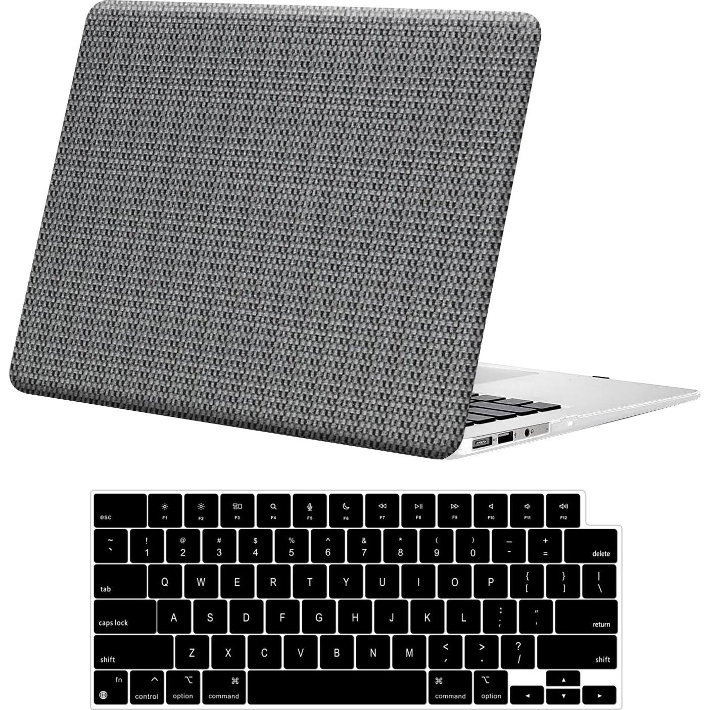 Alt View 13. SaharaCase - Woven Laptop Case for Apple MacBook Pro 13" Laptops - Charcoal.