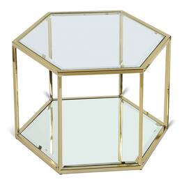Meridian Furniture - Sei Brushed Coffee Table - Gold