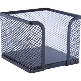 Lorell - Mesh Wire Memo Holder Support 3" x 3" Media Steel - Black