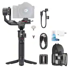 Front. DJI - DJI RS 3 Mini 3-Axis Gimbal Stabilizer for DSLR and Mirrorless Camera.