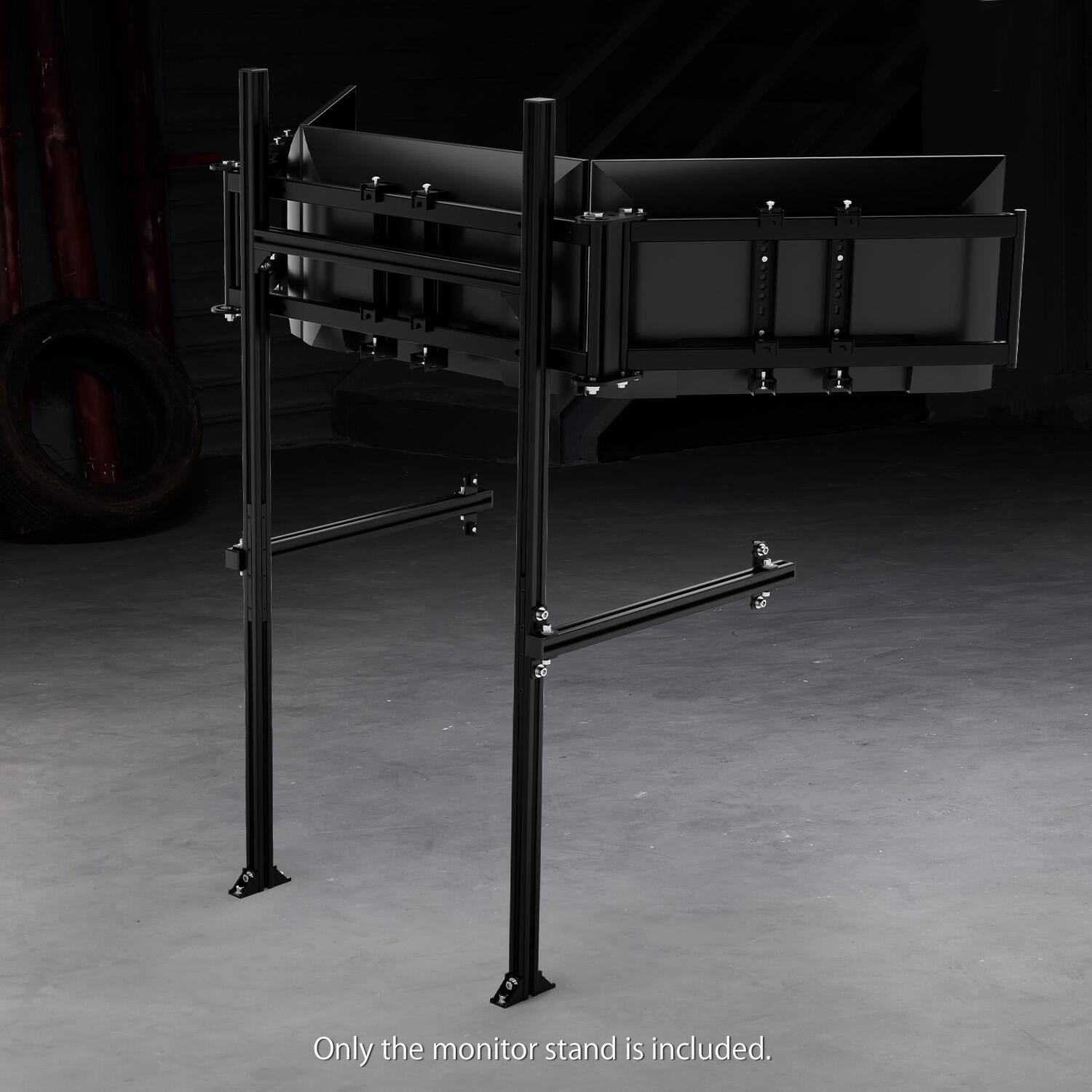 Only the monitor stand is included.